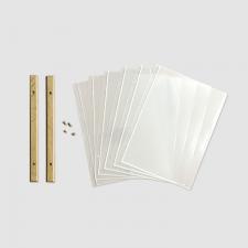 No.1006 木製メニューフォルダー（ビニポケ6枚）